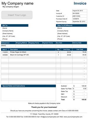 Let's talk about what the is facility? Sales Invoice Template, great alternative to an expensive ...