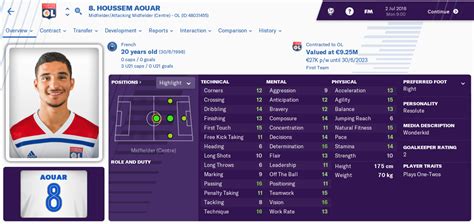 To be labelled as an fm 2020 wonderkid, the player mustn't be older than 20 on the date when you start your game (i've used 30th july as my starting date in fm20, that's the start of the brian brobbey. Houssem Aouar Lyon Football Manager 2019 | Managers United