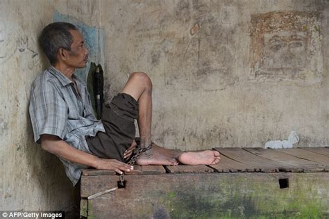 18800 Indonesians With Mental Illness Languish In Shackles And Face