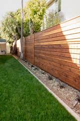 Pictures of Wood Fence Yard