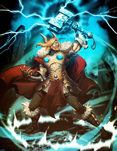 Thor God Of Thunder By Genzoman On Deviantart