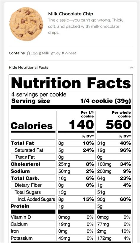 Crumbl Cookies Calories Their Nutrition Facts Are Eye Opening