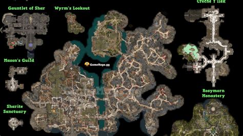 Shadow Cursed Lands Map Act For Baldur S Gate Bg Game Maps