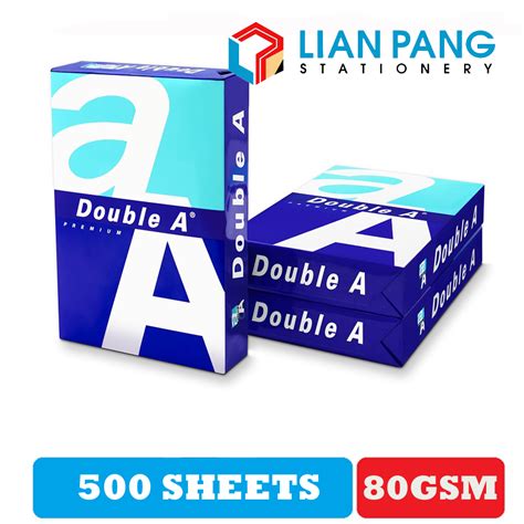 A4 Paper Double A 7080gsm 500 Sheet
