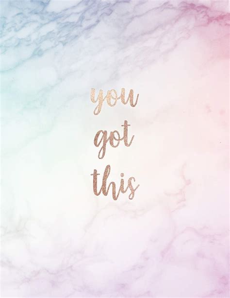 Pastel Pink Marble Wallpaper With Quotes 15