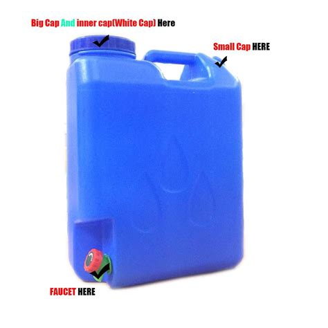 Water 20 Liter Gallons Water Gallon Water Dispenser Slim Container With