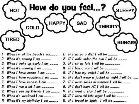 Useful Words And Phrases To Describe How You Feel In English Eslbuzz