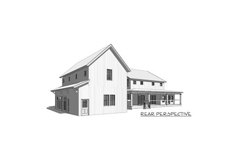 4 Bedroom Farmhouse Plan With Optional Garage Loft 46439la