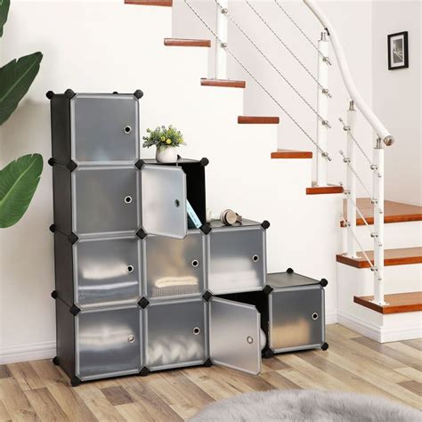 12 Cubes Closet Cabinet Cube Organizer Songmics