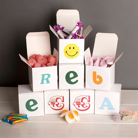 Personalised Sweet Words Sweet Boxes | GettingPersonal.co.uk