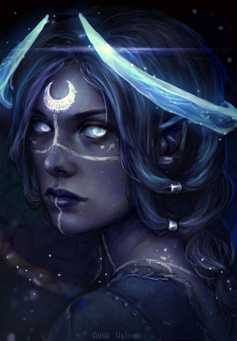 Moon Godlike By AnnaHelme Deviantart Com On DeviantArt Checkout This Beautiful Fantasy Art By