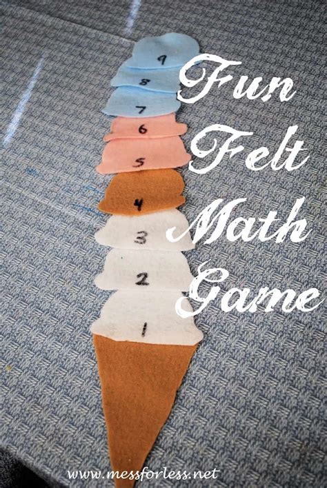 Lots of preschool games board to choose from. Yummy Ice Cream Math Games - Mess for Less