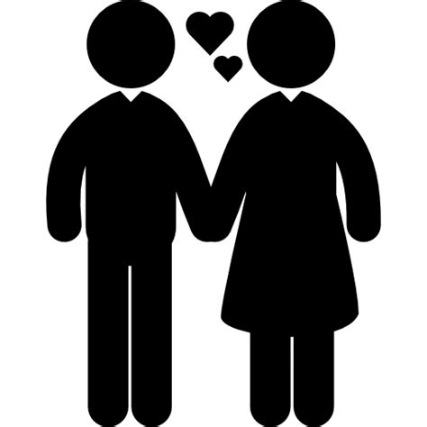 couple de personnes de sexe masculin dans l amour icons gratuite