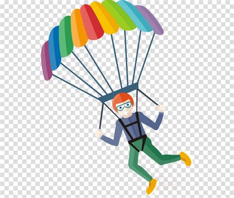 Parachute Clipart Cartoon Parachute Cartoon Transpare