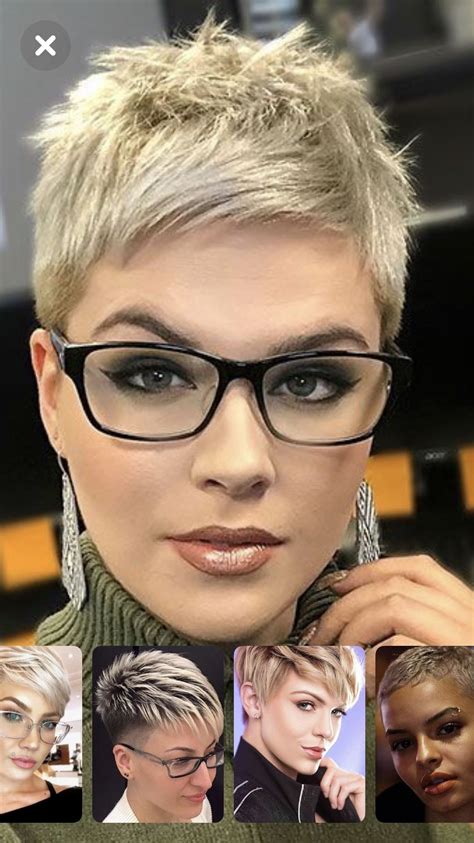 Pin On Pixie Hair With Glasses