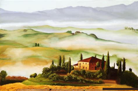Tuscany Oil Painting By Yandere Yuno On Deviantart