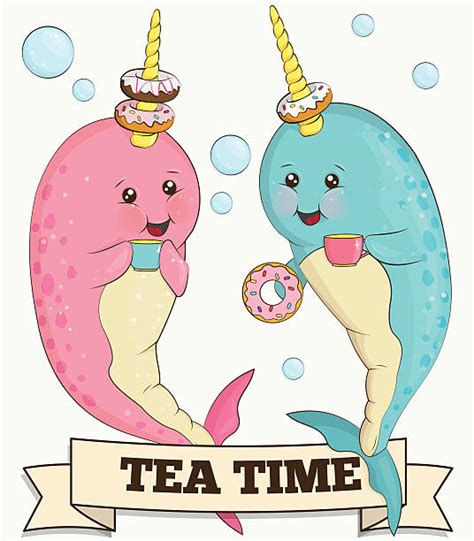 Learn to draw a cute narwhal. Royalty Free Narwhal Clip Art, Vector Images ...