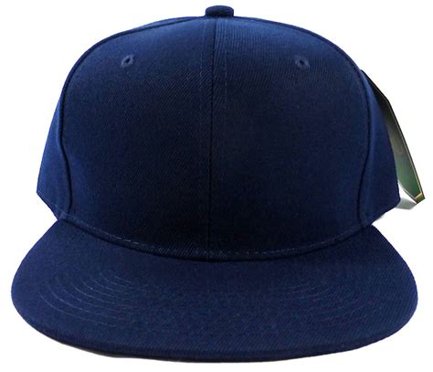 Blank Snapback Caps Hats Wholesale Navy Navy