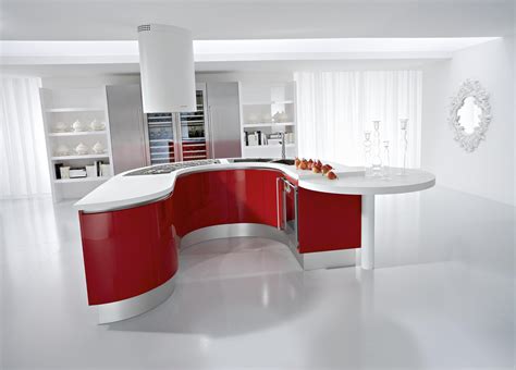 Red kitchens