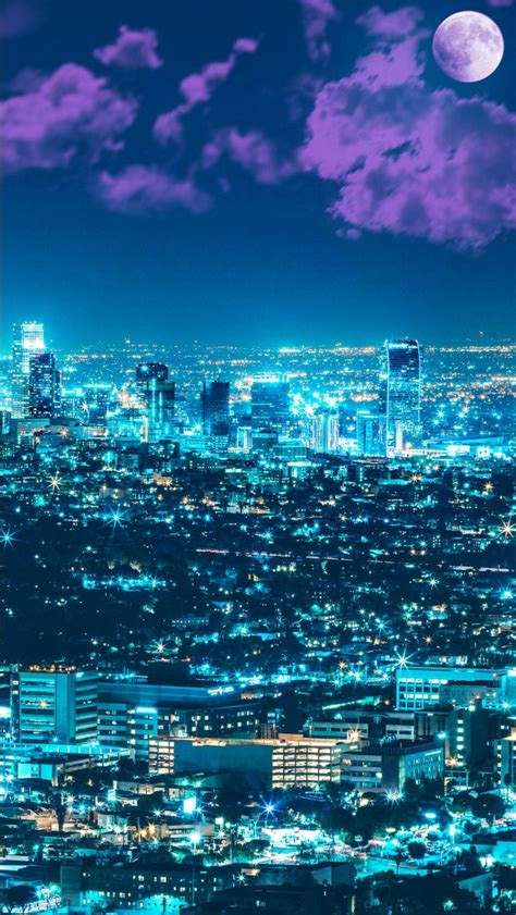 Los Angles Night Cityscape 4k Wallpapers Hd Wallpapers