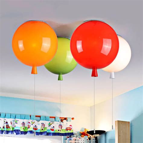 D250mm Balloon Shape Ceiling Lamps Children Room Cute Ball Lampshade