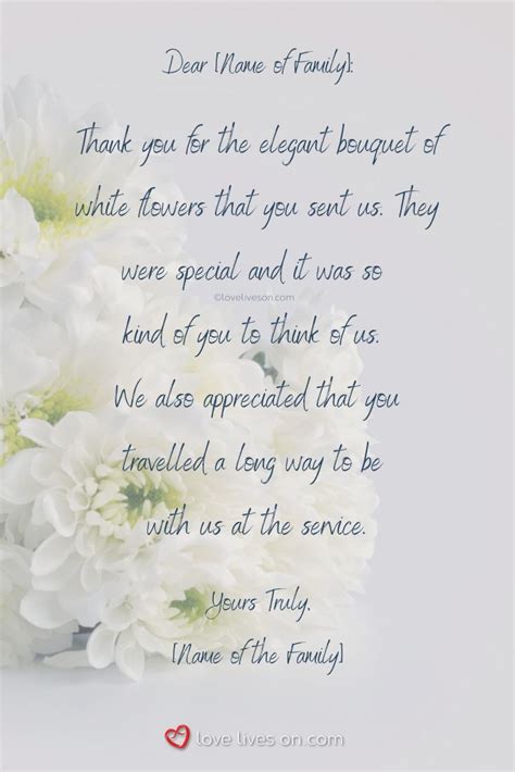 How To Write A Funeral Thank You Letter ~ Alice Writing