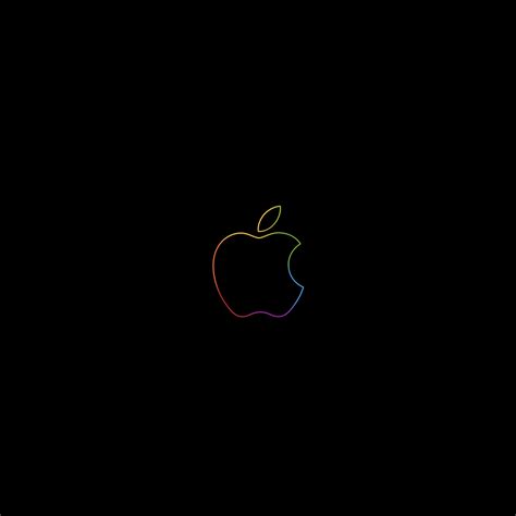 Please contact us if you want to publish a black apple logo. Apple logo 4K Wallpaper, Colorful, Outline, Black ...