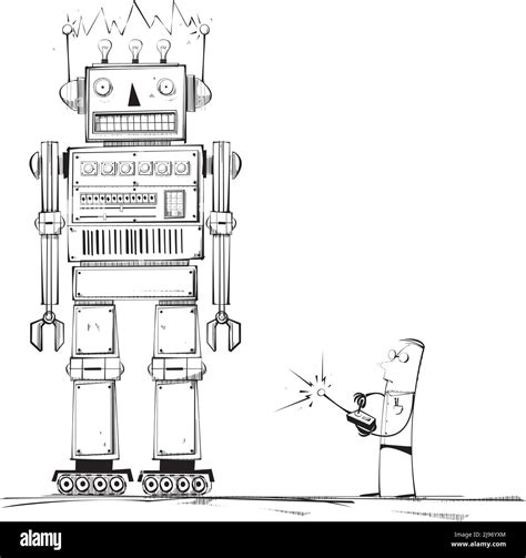 Giant Robot Black And White Stock Photos And Images Alamy