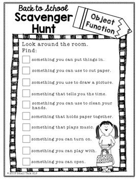 Once you find the geocache, sign and date the logbook. Back to School Scavenger Hunt and I Spy! Games by Small ...
