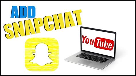 Add a url or link to snap. How To Add Snapchat Link To Youtube Channel 2017 - YouTube