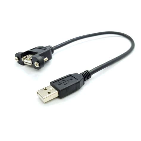 panel mount usb cable a male to a female lazada ph
