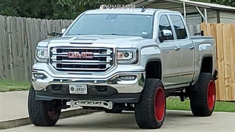 2018 Gmc Sierra 1500 Wheel Offset Aggressive 1 Outside Fender