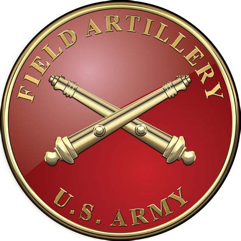 Us Army Field Artillery Round All Metal Sign Made In America Signs