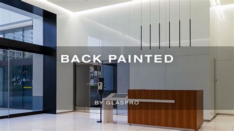 Back Painted Glass By Glaspro Youtube