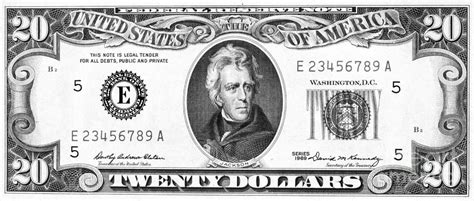 Twenty Dollar Bill Photograph By Granger