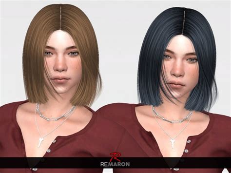 The Sims Resource Ida Hair Retextured By Remaron Sims 4 Hairs