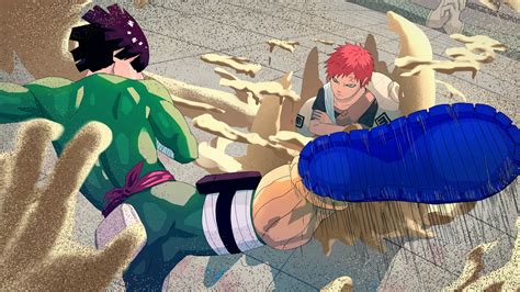 Rock Lee Vs Gaara 4k Hd Narutojpeg Wallpapers Hd Wallpapers Id 116130