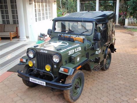 Mahindra 4wd Military Jeep For Sale Cut Chassis Cj 3b 4x4 Ex Army Kochi