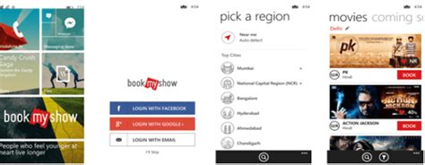 Bookmyshow App For Windows Phone Updated With New Features Nokiapoweruser