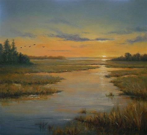 Landscape Canvas Painting by BALRAM SINGH, landscape canvas painting