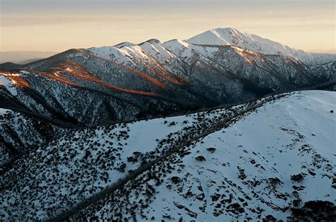 Mt Feathertop With The Razorback Ridge In Alpine National Park In The