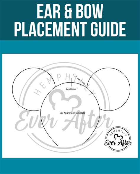Diy Mickey Ears Downloadable Pdf Template Includes Cutting Etsy