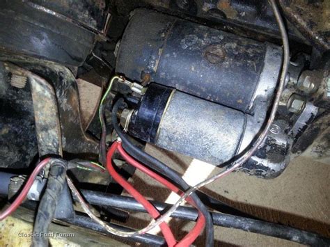 Starter motor wiring | Classic Ford Forum