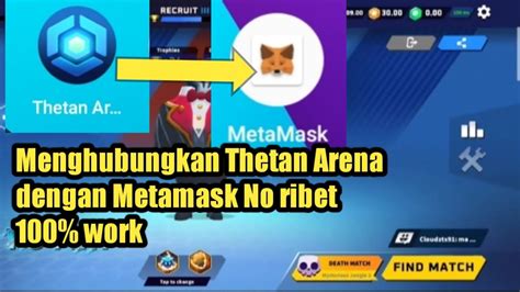 Cara menghubungkan game Thetan Arena ke metamask android