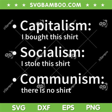 Capitalism Socialism Communism Svg Png
