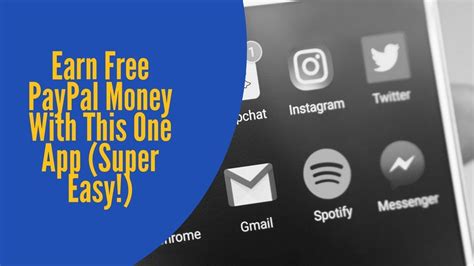 Learn how to quickly make money with paypal. Earn Free PayPal Money With This One App (Super Easy ...