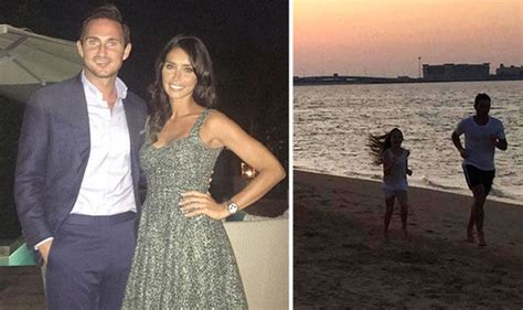 christine bleakley and frank lampard cosy up during dubai honeymoon date night celebrity