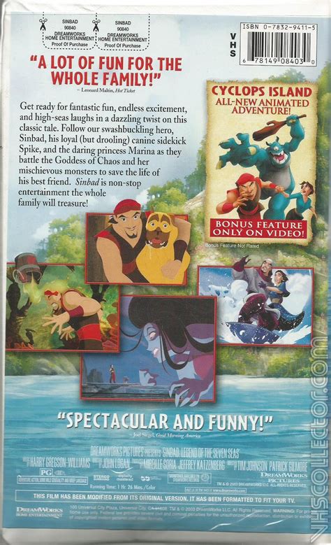 There are no featured reviews for because the movie has not released yet (). Sinbad: Legend of the Seven Seas | VHSCollector.com