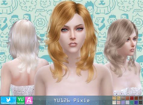 Sims 4 Ccs The Best Hair By Newsea Pixie Haar Haar Styling The Sims