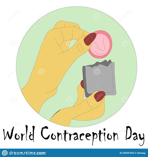 World Contraception Day World Condom Day World Sexual Health Day In The Hands Of A Condom For